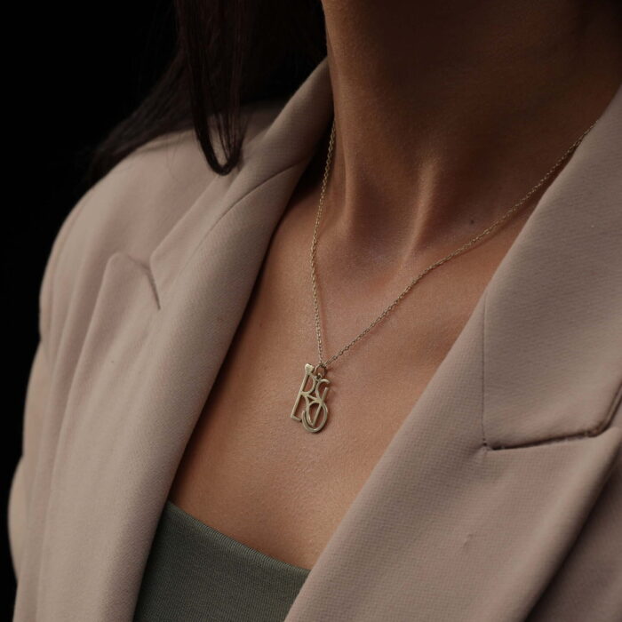 Name Logo Necklace (14K Gold) - Image 4