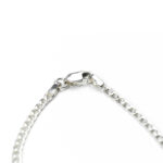 Name Logo Necklace On Circle (Silver) - Image 10