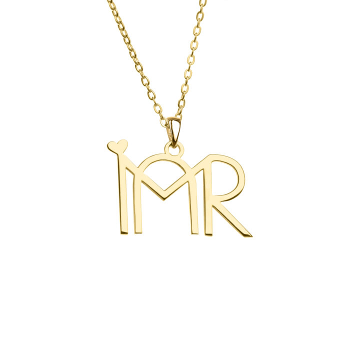 Name Logo Necklace (Silver) - Image 3