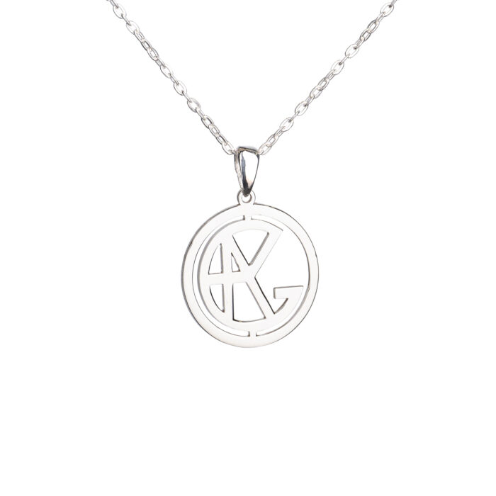 Name Logo Necklace (Silver) - Image 8