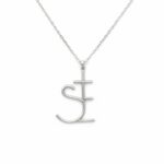 JESUS Classic Name Logo Necklace - Image 3